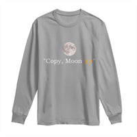 Copy Moon Joy Space Minimalist Long Sleeve Shirt 2026 Lunar Mission Success