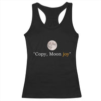 Copy Moon Joy Space Minimalist Racerback Tank Top 2026 Lunar Mission Success
