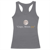 Copy Moon Joy Space Minimalist Racerback Tank Top 2026 Lunar Mission Success
