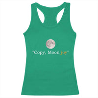 Copy Moon Joy Space Minimalist Racerback Tank Top 2026 Lunar Mission Success