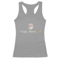 Copy Moon Joy Space Minimalist Racerback Tank Top 2026 Lunar Mission Success