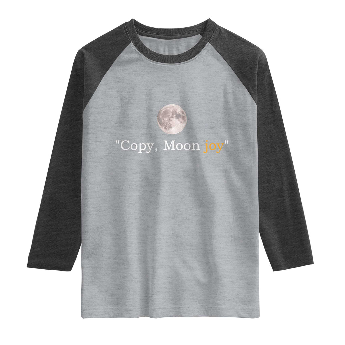 Copy Moon Joy Space Minimalist Raglan Shirt 2026 Lunar Mission Success