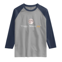Copy Moon Joy Space Minimalist Raglan Shirt 2026 Lunar Mission Success