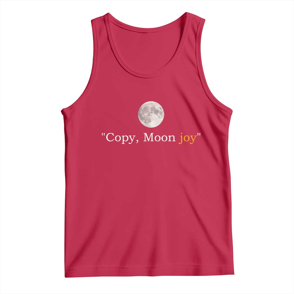 Copy Moon Joy Space Minimalist Tank Top 2026 Lunar Mission Success