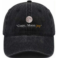 Copy Moon Joy Space Minimalist Washed Cotton Baseball Cap 2026 Lunar Mission Success