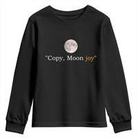 Copy Moon Joy Space Minimalist Youth Sweatshirt 2026 Lunar Mission Success