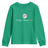 Copy Moon Joy Space Minimalist Youth Sweatshirt 2026 Lunar Mission Success