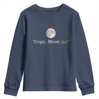 Copy Moon Joy Space Minimalist Youth Sweatshirt 2026 Lunar Mission Success