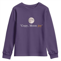 Copy Moon Joy Space Minimalist Youth Sweatshirt 2026 Lunar Mission Success
