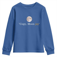 Copy Moon Joy Space Minimalist Youth Sweatshirt 2026 Lunar Mission Success