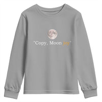 Copy Moon Joy Space Minimalist Youth Sweatshirt 2026 Lunar Mission Success