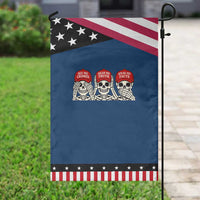See No Crimes Hear No Truth Speak No Facts Skeletons Garden Flag Political Satire Three Wise Monkeys Graphic