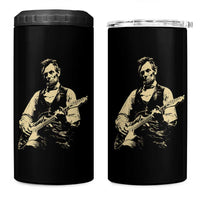 Vintage Rockin Abe Abraham Lincoln Playing Electric Guitar 4 in 1 Can Cooler Tumbler Patriotic Music Rocker Mashup 4th of July Celebration