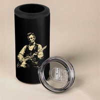 Vintage Rockin Abe Abraham Lincoln Playing Electric Guitar 4 in 1 Can Cooler Tumbler Patriotic Music Rocker Mashup 4th of July Celebration