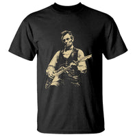 Vintage Rockin Abe Abraham Lincoln Playing Electric Guitar T Shirt Patriotic Music Rocker Mashup 4th of July Celebration
