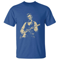 Vintage Rockin Abe Abraham Lincoln Playing Electric Guitar T Shirt Patriotic Music Rocker Mashup 4th of July Celebration