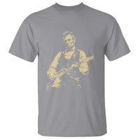 Vintage Rockin Abe Abraham Lincoln Playing Electric Guitar T Shirt Patriotic Music Rocker Mashup 4th of July Celebration