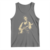 Vintage Rockin Abe Abraham Lincoln Playing Electric Guitar Tank Top Patriotic Music Rocker Mashup 4th of July Celebration