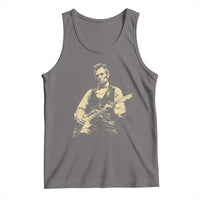 Vintage Rockin Abe Abraham Lincoln Playing Electric Guitar Tank Top Patriotic Music Rocker Mashup 4th of July Celebration