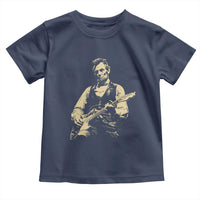 Vintage Rockin Abe Abraham Lincoln Playing Electric Guitar Toddler T Shirt Patriotic Music Rocker Mashup 4th of July Celebration