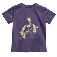 Vintage Rockin Abe Abraham Lincoln Playing Electric Guitar Toddler T Shirt Patriotic Music Rocker Mashup 4th of July Celebration