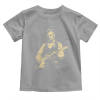 Vintage Rockin Abe Abraham Lincoln Playing Electric Guitar Toddler T Shirt Patriotic Music Rocker Mashup 4th of July Celebration