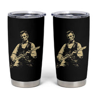 Vintage Rockin Abe Abraham Lincoln Playing Electric Guitar Tumbler Cup Patriotic Music Rocker Mashup 4th of July Celebration