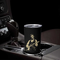 Vintage Rockin Abe Abraham Lincoln Playing Electric Guitar Tumbler Cup Patriotic Music Rocker Mashup 4th of July Celebration