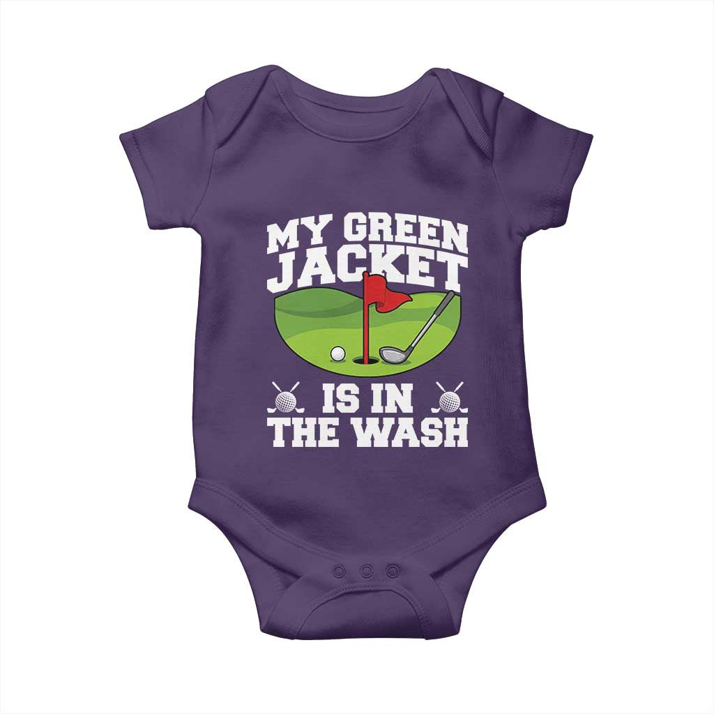 My Jacket Is In The Wash Funny Golfing Baby Onesie Georgia Golf Humor Sarcastic Golfer