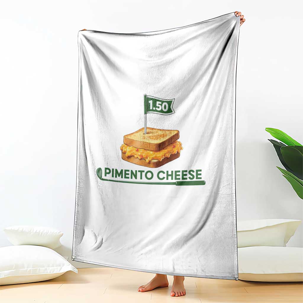 Legendary Pimento Cheese Sandwich Golf Snack Throw Blanket Funny Georgia Southern Golfing Traditions Fan Humor