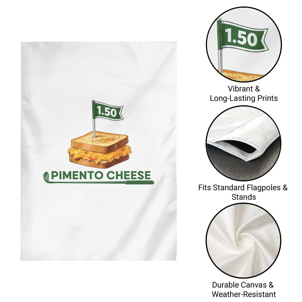 Legendary Pimento Cheese Sandwich Golf Snack Garden Flag Funny Georgia Southern Golfing Traditions Fan Humor