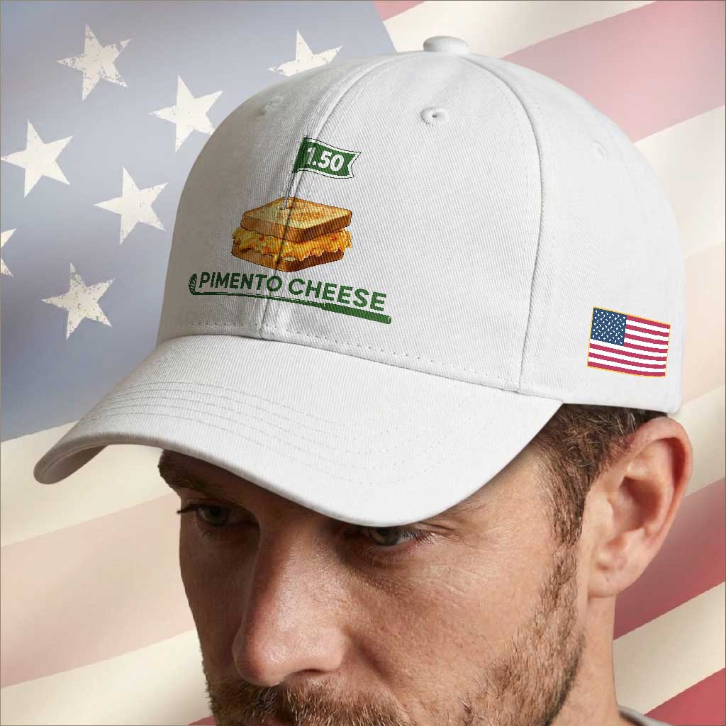 Legendary Pimento Cheese Sandwich Golf Snack Baseball Cap Funny Georgia Southern Golfing Traditions Fan Humor