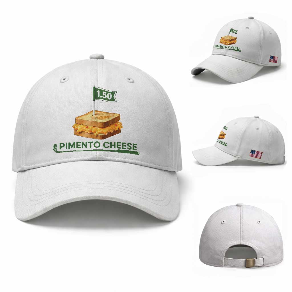 Legendary Pimento Cheese Sandwich Golf Snack Baseball Cap Funny Georgia Southern Golfing Traditions Fan Humor