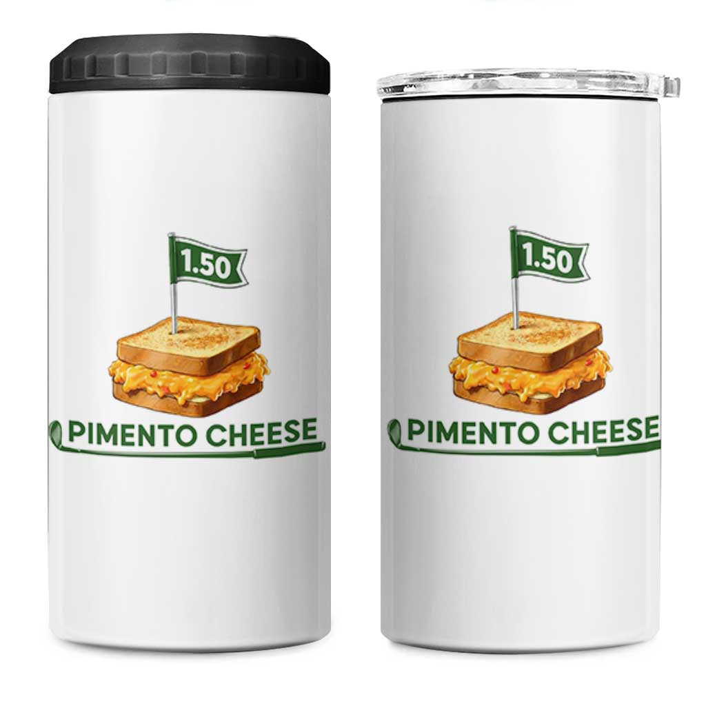 Legendary Pimento Cheese Sandwich Golf Snack 4 in 1 Can Cooler Tumbler Funny Georgia Southern Golfing Traditions Fan Humor
