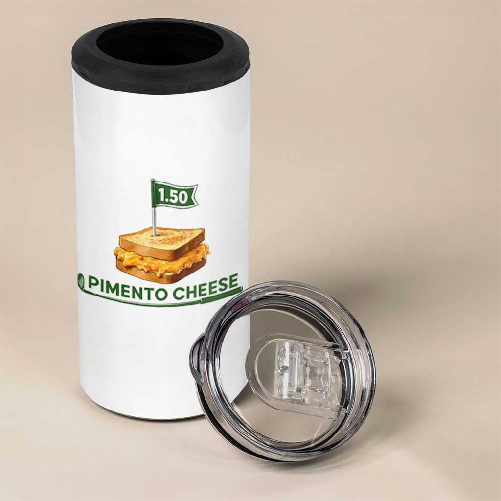 Legendary Pimento Cheese Sandwich Golf Snack 4 in 1 Can Cooler Tumbler Funny Georgia Southern Golfing Traditions Fan Humor