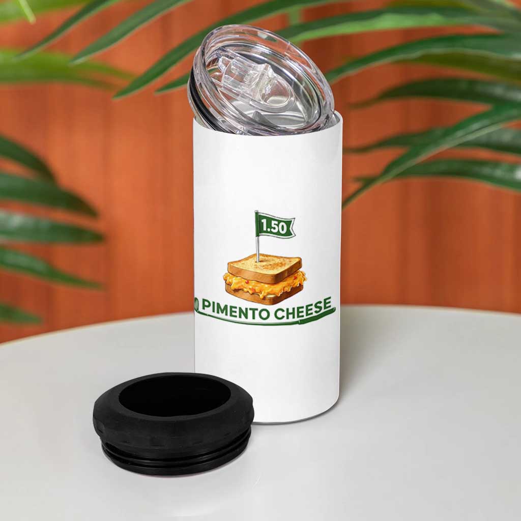 Legendary Pimento Cheese Sandwich Golf Snack 4 in 1 Can Cooler Tumbler Funny Georgia Southern Golfing Traditions Fan Humor