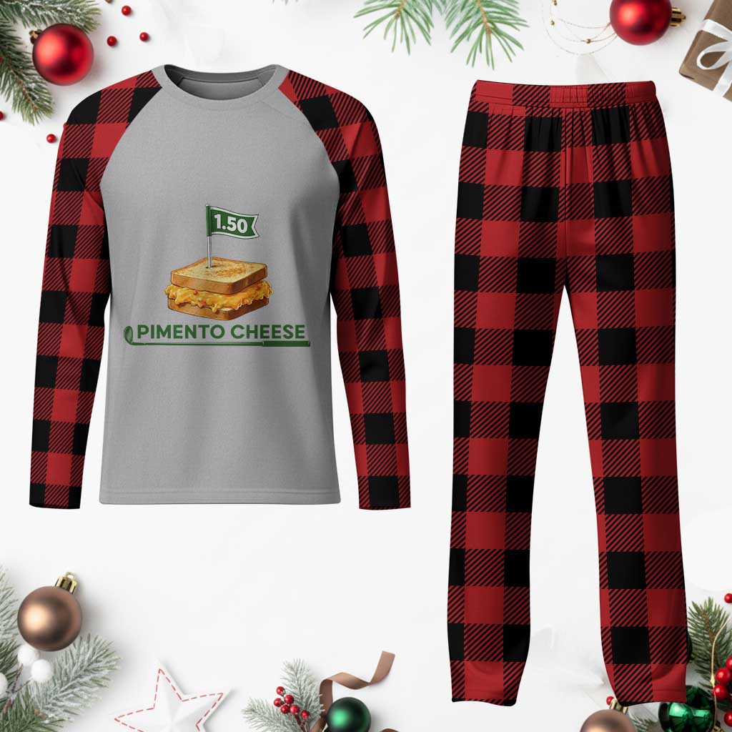Legendary Pimento Cheese Sandwich Golf Snack Plaid Pajama Set Funny Georgia Southern Golfing Traditions Fan Humor