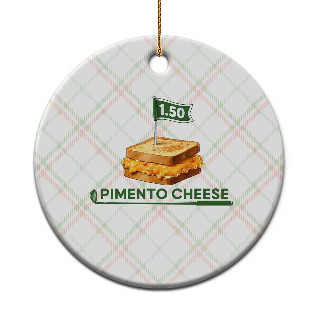 Legendary Pimento Cheese Sandwich Golf Snack Ceramic Ornament Funny Georgia Southern Golfing Traditions Fan Humor