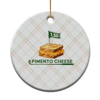 Legendary Pimento Cheese Sandwich Golf Snack Ceramic Ornament Funny Georgia Southern Golfing Traditions Fan Humor