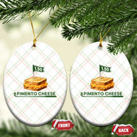 Legendary Pimento Cheese Sandwich Golf Snack Ceramic Ornament Funny Georgia Southern Golfing Traditions Fan Humor