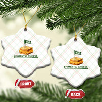 Legendary Pimento Cheese Sandwich Golf Snack Ceramic Ornament Funny Georgia Southern Golfing Traditions Fan Humor
