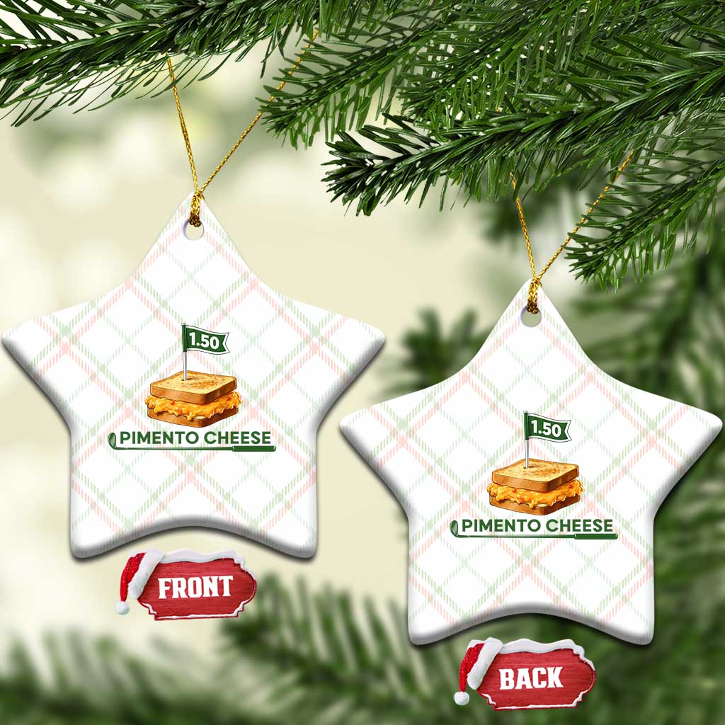 Legendary Pimento Cheese Sandwich Golf Snack Ceramic Ornament Funny Georgia Southern Golfing Traditions Fan Humor
