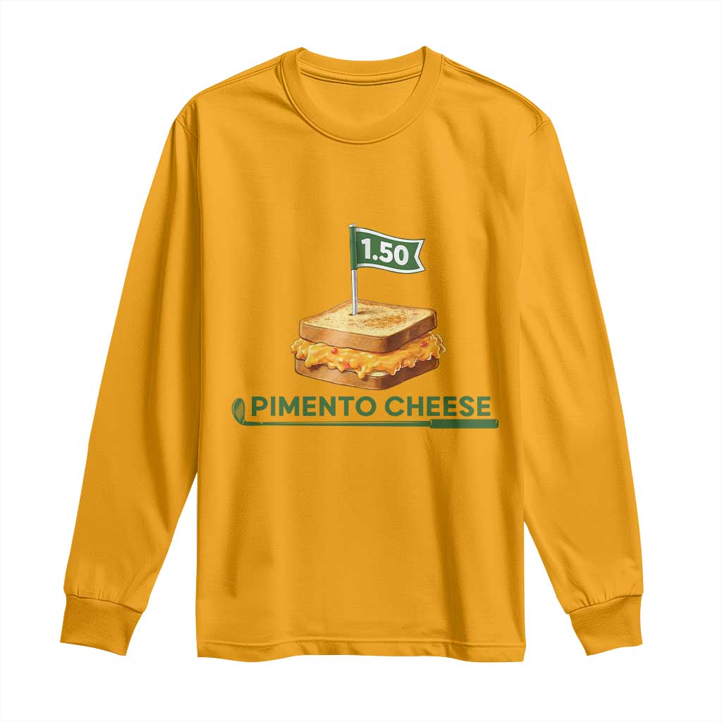 Legendary Pimento Cheese Sandwich Golf Snack Long Sleeve Shirt Funny Georgia Southern Golfing Traditions Fan Humor