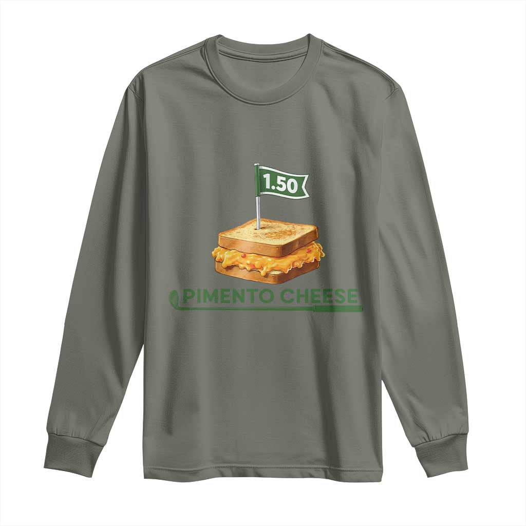 Legendary Pimento Cheese Sandwich Golf Snack Long Sleeve Shirt Funny Georgia Southern Golfing Traditions Fan Humor