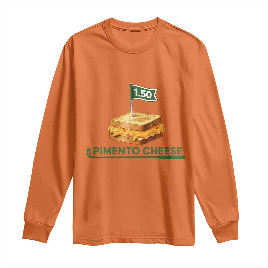 Legendary Pimento Cheese Sandwich Golf Snack Long Sleeve Shirt Funny Georgia Southern Golfing Traditions Fan Humor