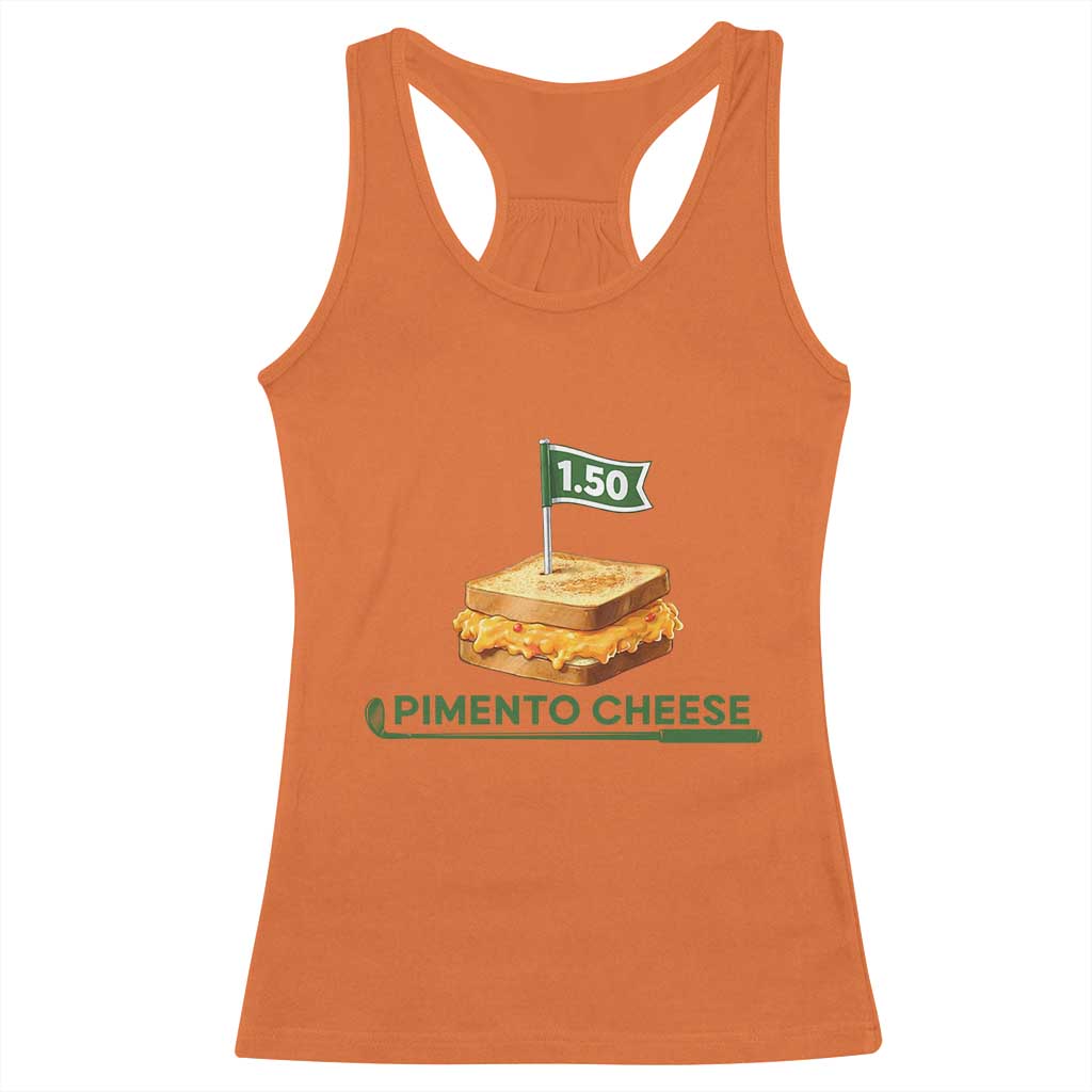 Legendary Pimento Cheese Sandwich Golf Snack Racerback Tank Top Funny Georgia Southern Golfing Traditions Fan Humor