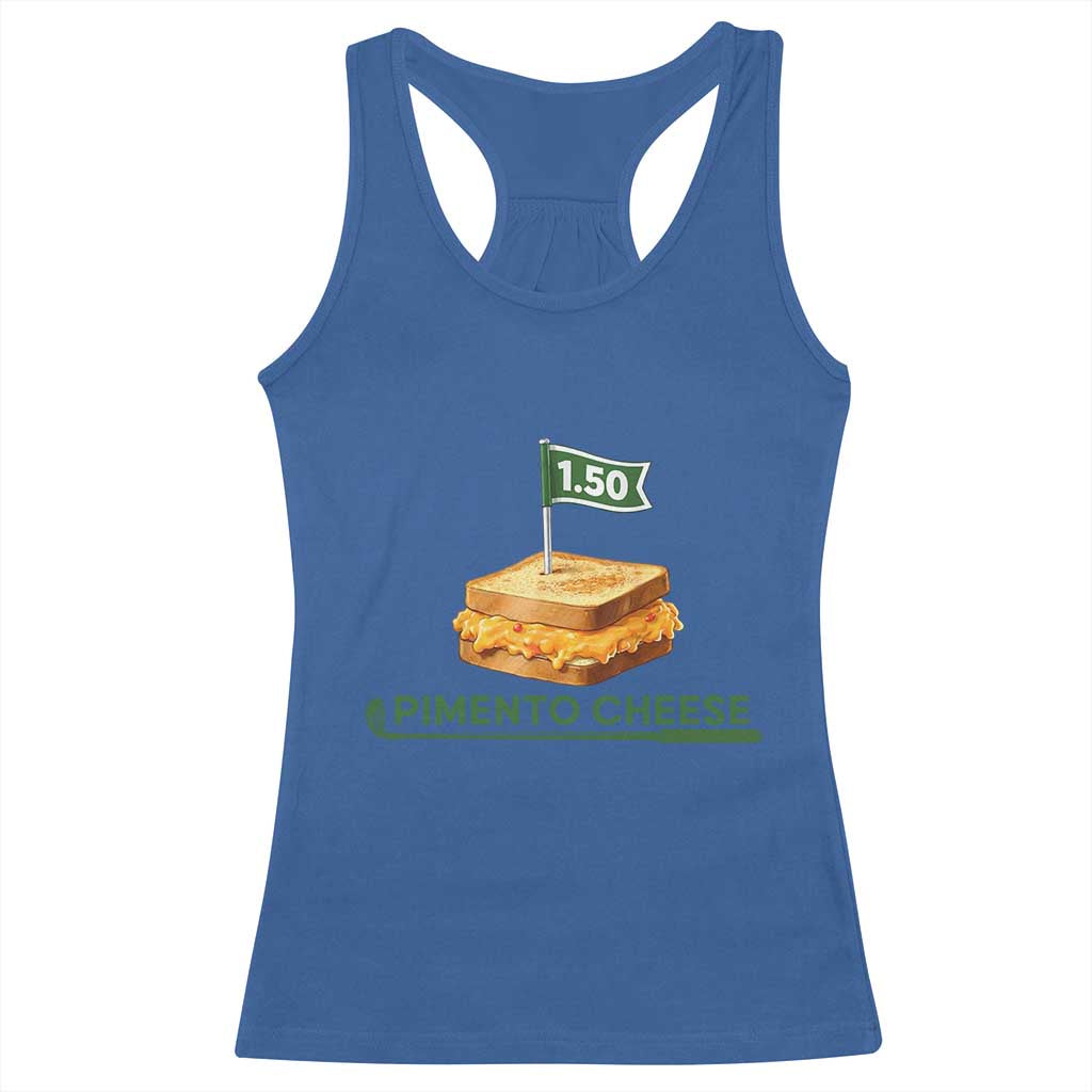 Legendary Pimento Cheese Sandwich Golf Snack Racerback Tank Top Funny Georgia Southern Golfing Traditions Fan Humor