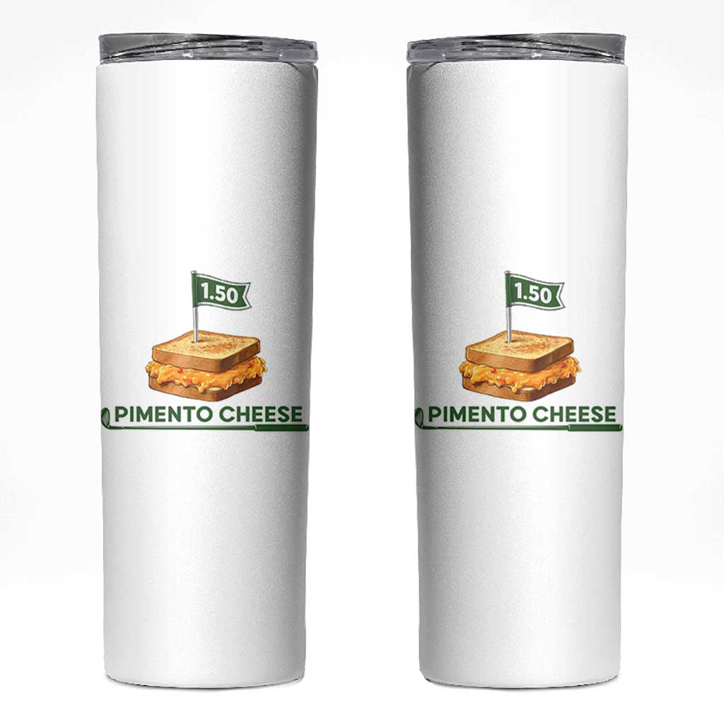Legendary Pimento Cheese Sandwich Golf Snack Skinny Tumbler Funny Georgia Southern Golfing Traditions Fan Humor