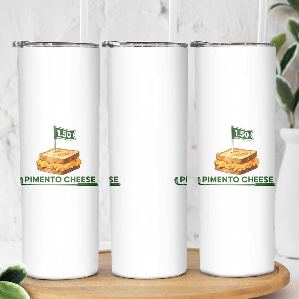 Legendary Pimento Cheese Sandwich Golf Snack Skinny Tumbler Funny Georgia Southern Golfing Traditions Fan Humor