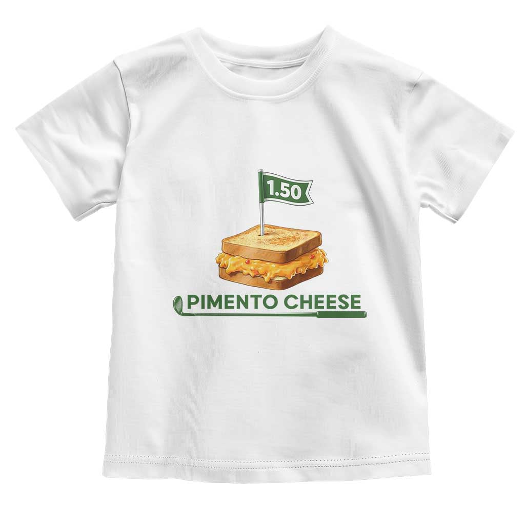 Legendary Pimento Cheese Sandwich Golf Snack Toddler T Shirt Funny Georgia Southern Golfing Traditions Fan Humor